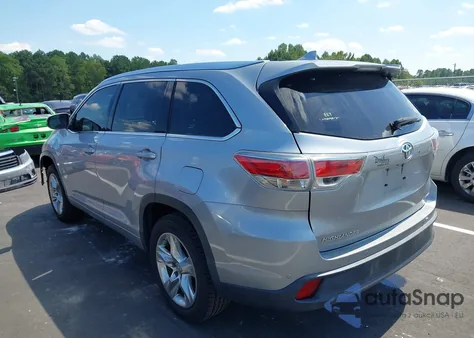 2014 Toyota Highlander Limited V6 z USA, uszkodzony, nr VIN 5TDYKRFH5ES012082